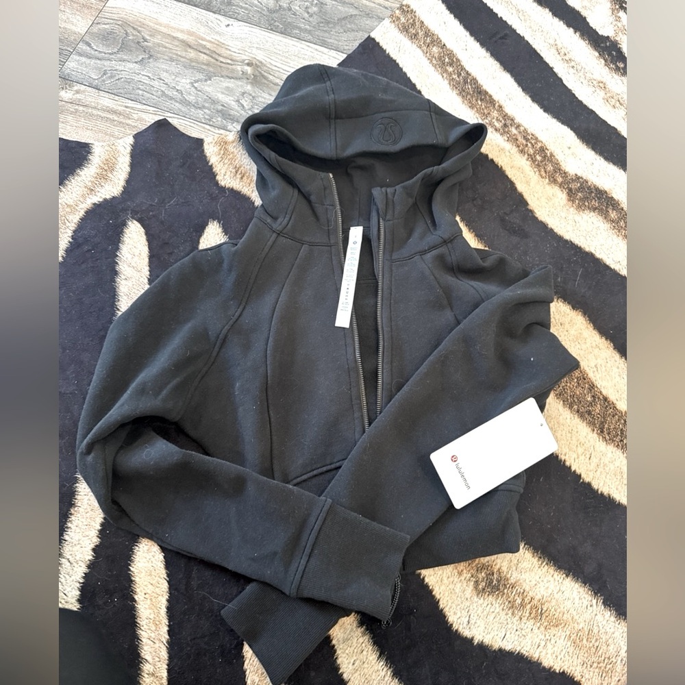 lululemon athletica Black Full-Zip Hooded Sweatshirt